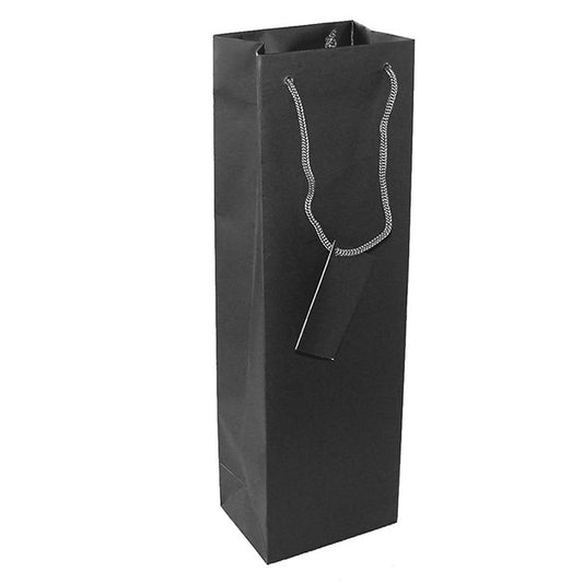 Wine Bottle Bags Single Pack 5 Black (10.5X9X35cmH)