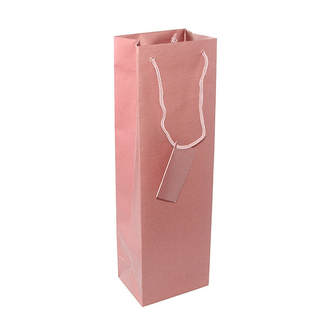 Wine Bottle Bags Single Pack 5 Rose Gold  (10.5X9X35cmH)
