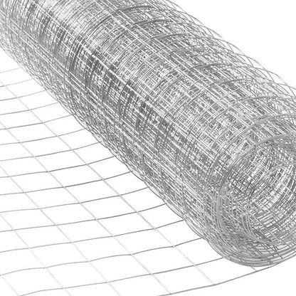 Chicken Wire Mesh Square 23g (0.6mm) (35cm x 5m) Silver Zinc