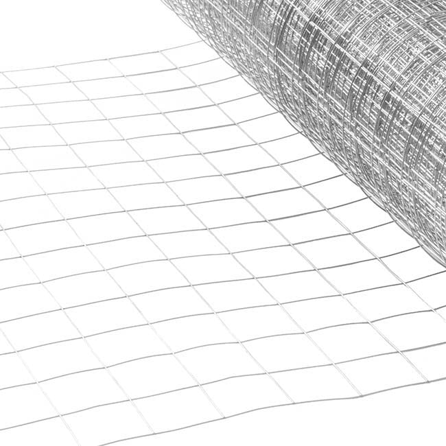 Chicken Wire Mesh Square 23g (0.6mm) (35cm x 5m) Silver Zinc