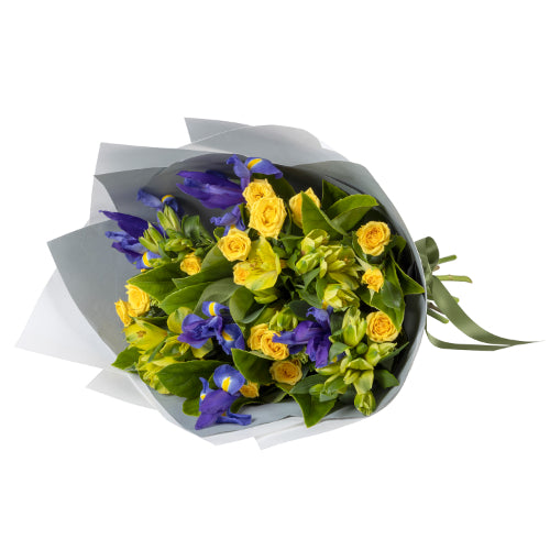 Interflora Rose & Iris Flower Bouquet