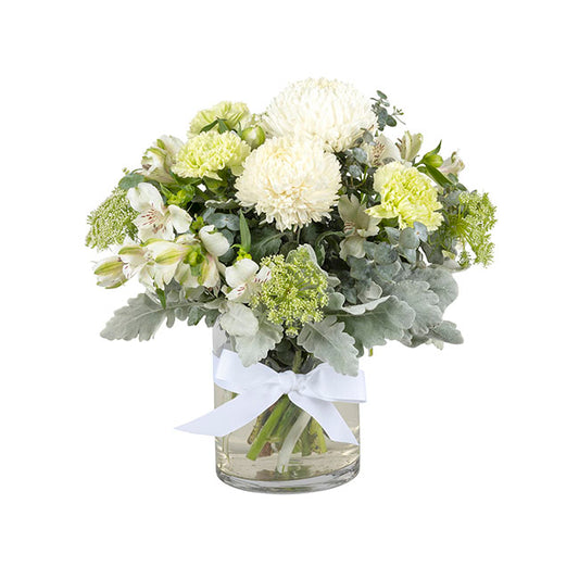 Interflora White Flower Vase Arrangement