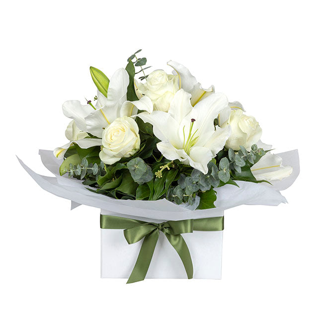 Interflora Lily and Rose Posy in Large Box