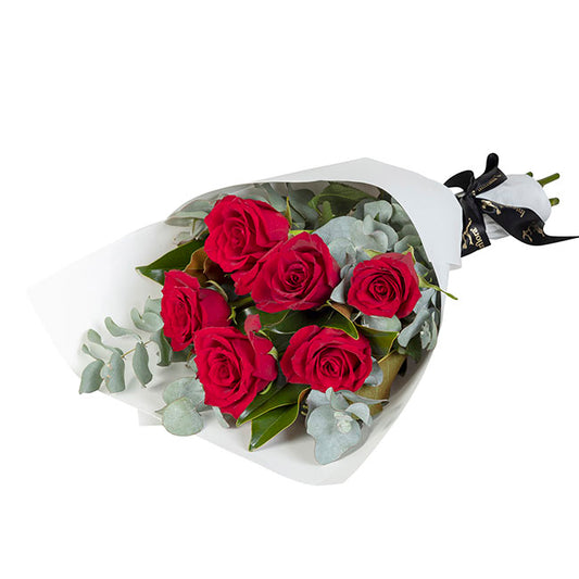 Interflora 6 Red Rose Bouquet