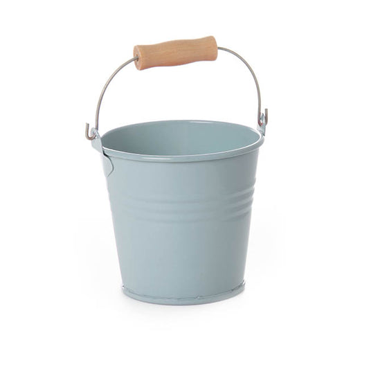 Tin Bucket Bambino Baby Blue (8Dx7cmH)
