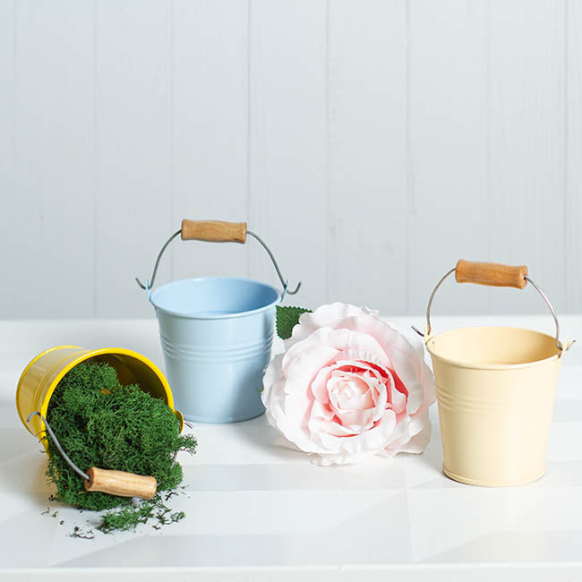 Tin Bucket Bambino Baby Blue (8Dx7cmH)