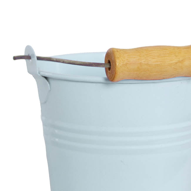 Tin Bucket Bambino Baby Blue (8Dx7cmH)