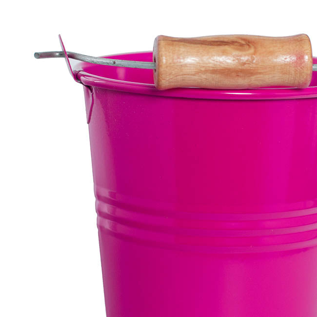 Tin Bucket Bambino Hot Pink (8Dx7cmH)