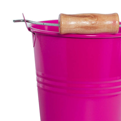 Tin Bucket Bambino Hot Pink (8Dx7cmH)