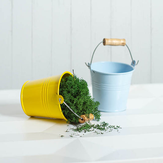 Tin Bucket Bambino Yellow (8Dx7cmH)