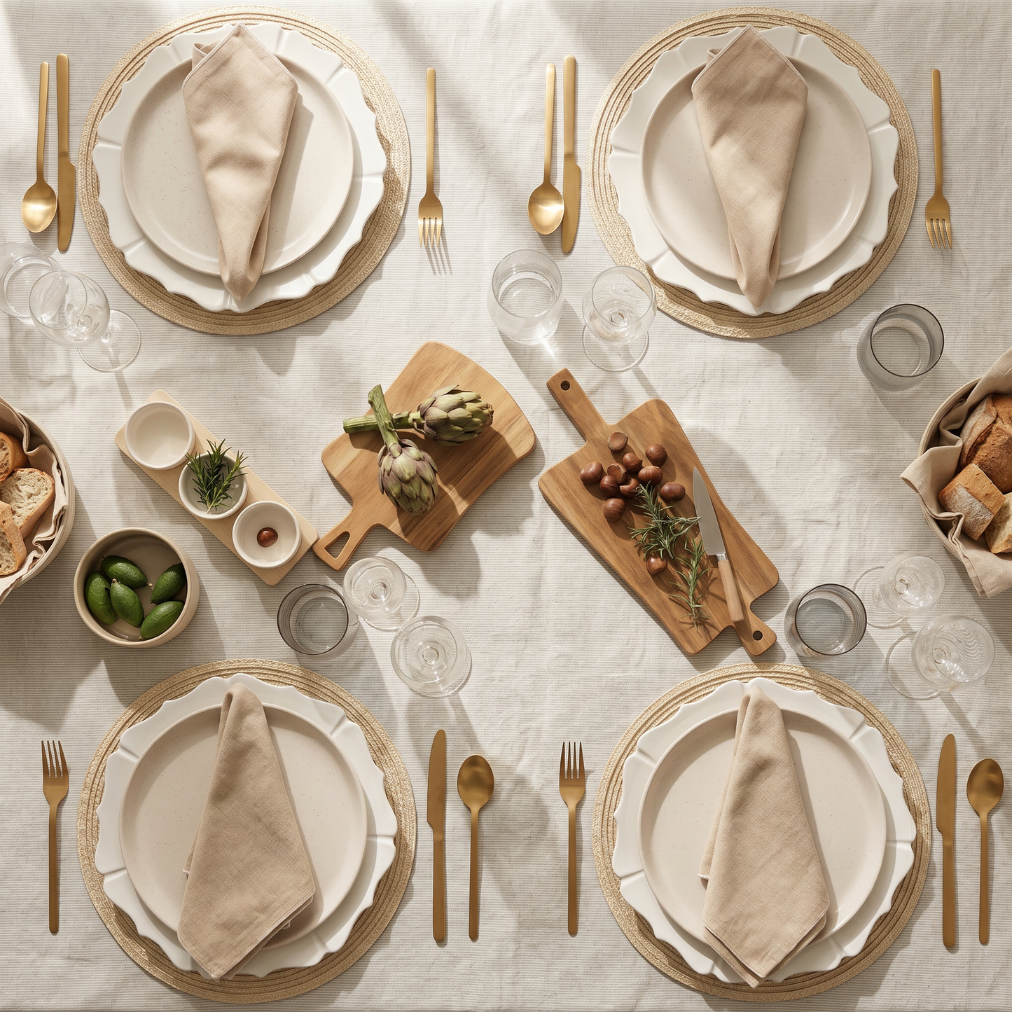 Natural & Neutral Tablescape