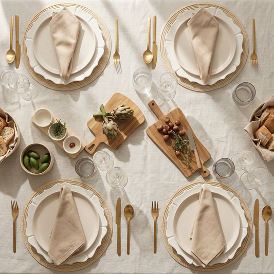 Natural & Neutral Tablescape