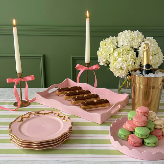 Pink & Green Patisserie Tablescape