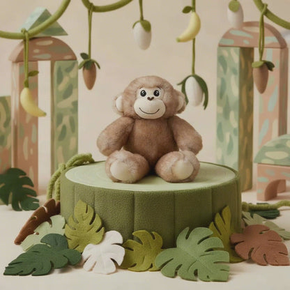 Monkey Sammy Plush Soft Toy Brown (20cmST)