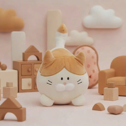 Cat Sherlock Plush Puff Soft Toy Caramel (16cmHT)