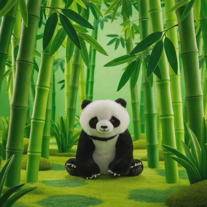 Panda Pow Plush Soft Toy Black & White (20cmST)