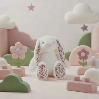 Bunny Lucy Plush Soft Toy White (25cmST)