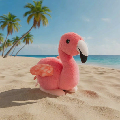 Mingo the Flamingo Eco Plush Soft Toy Pink (25cm.ST)