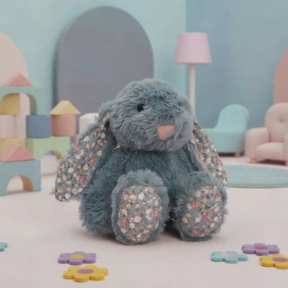 Bunny Petals Plush Soft Toy Teal Blue (40cmHT)