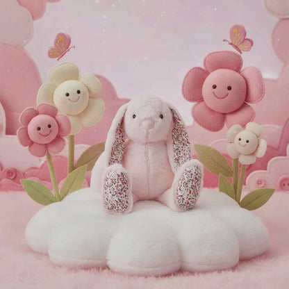 Bunny Lucy Plush Soft Toy Soft Pink (25cmST)