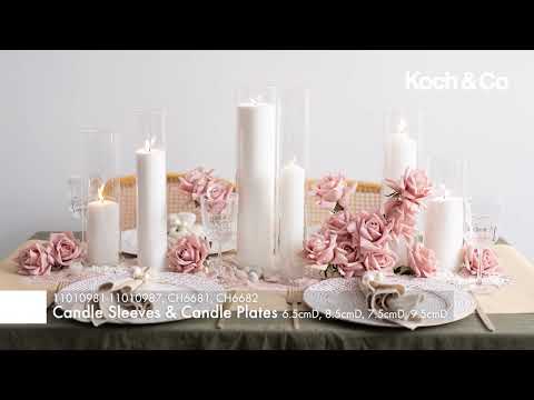 Discover our range of Heat-Resistant Candle Sleeves & Candle Plates