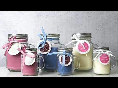 Discover our range of Scented Mason Jar Candles
