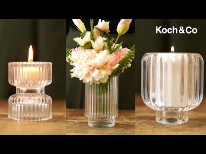 Check out our 2 In 1 Glass Candle Holders!