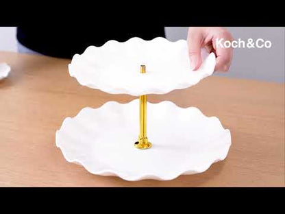 Discover our Elegant White Multi-Tier Cake Stands