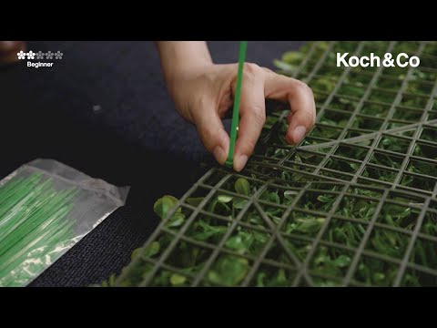 Watch & Learn how to set up a Greenery Wall Backdrop