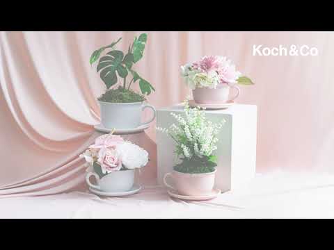 Discover our Ceramic Coffee Cup Planter Pot Sets