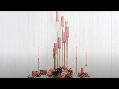 How to Assemble our Metal Spiral Candelabra Glass Candle Holders