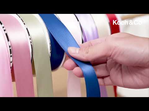 Discover our Double-Faced Biodegradable Satin Ribbons