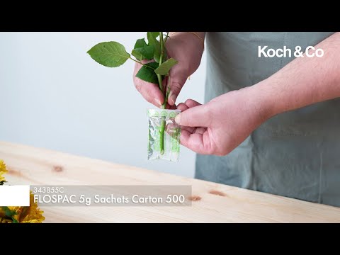 Watch & Learn how to use FLOSPAC Flower Hydration Sachets