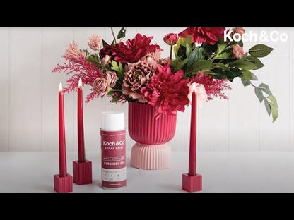 Watch & Learn How to Colour-Shift Artificial & Fresh Florals with Koch & Co 'Burgundy' Spray Paint
