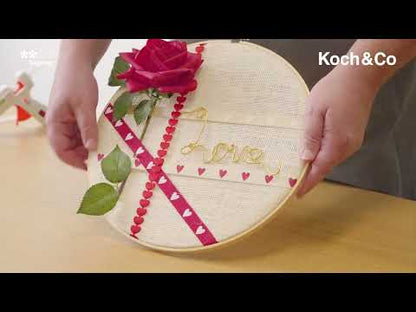 Watch & Learn how to make an Embroidery Hoop