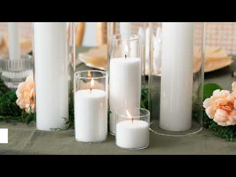 Discover our Closed Bottom Hurricane Glass Sleeve Candle Holders