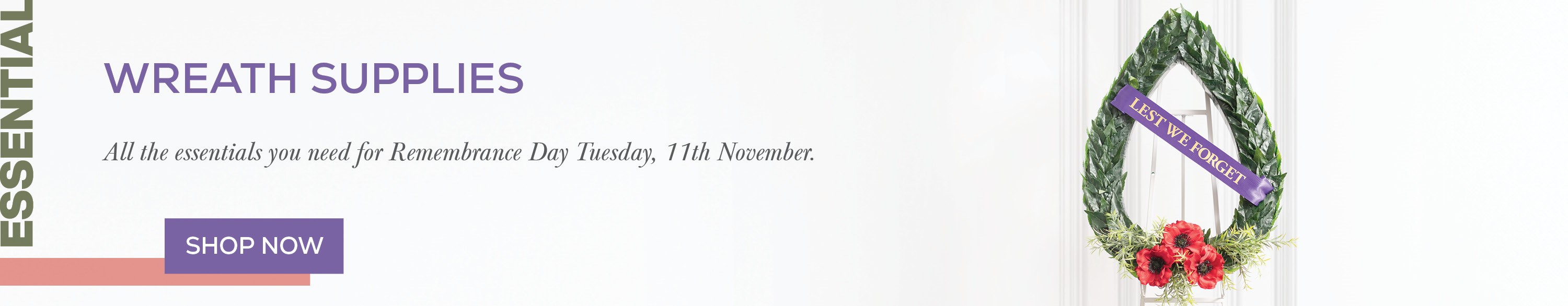 remembrance day wreath supplies