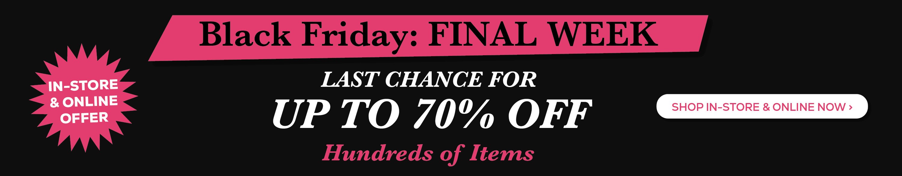 black friday general sale week 4