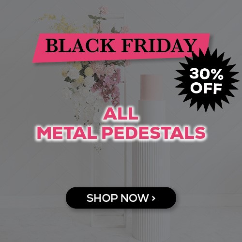 bf week 4 metal pedestals