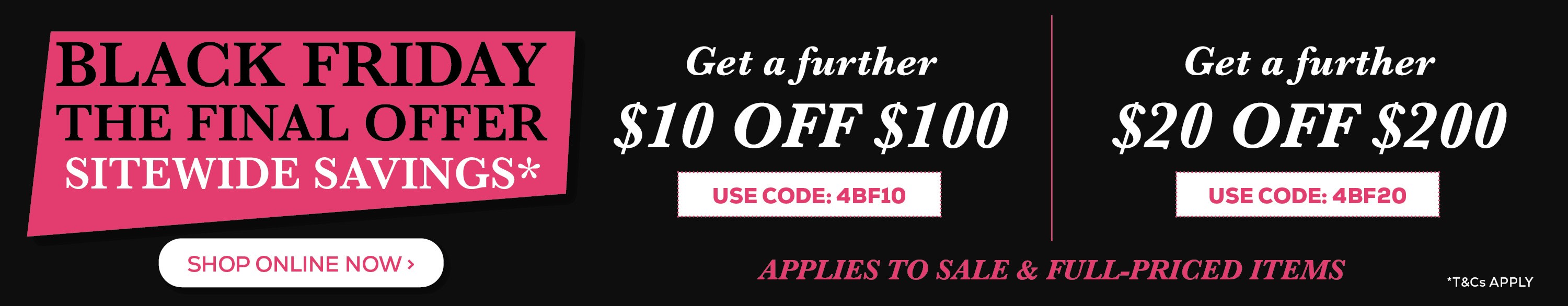 week 4 bf weekend coupon