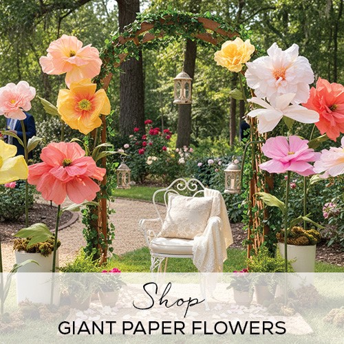 Giant Paper Flowers