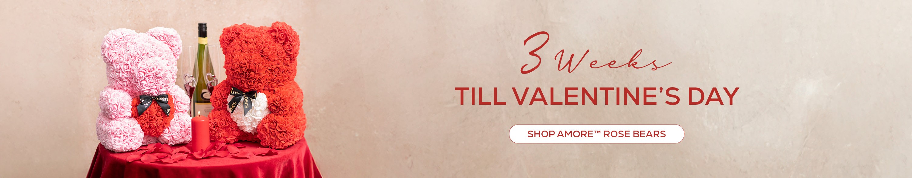 3 weeks till valentine's