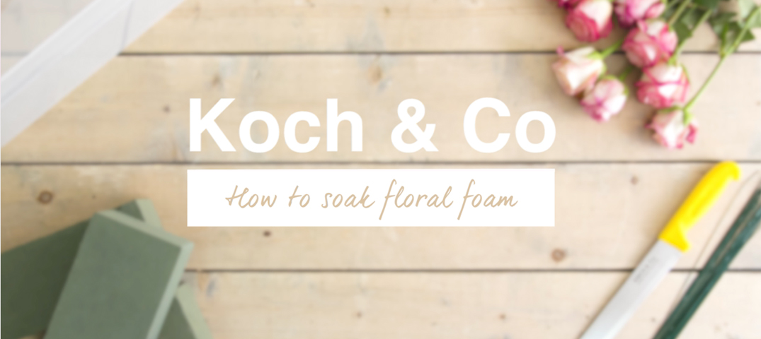 How To Soak Floral Foam In Just 4 Easy Steps!