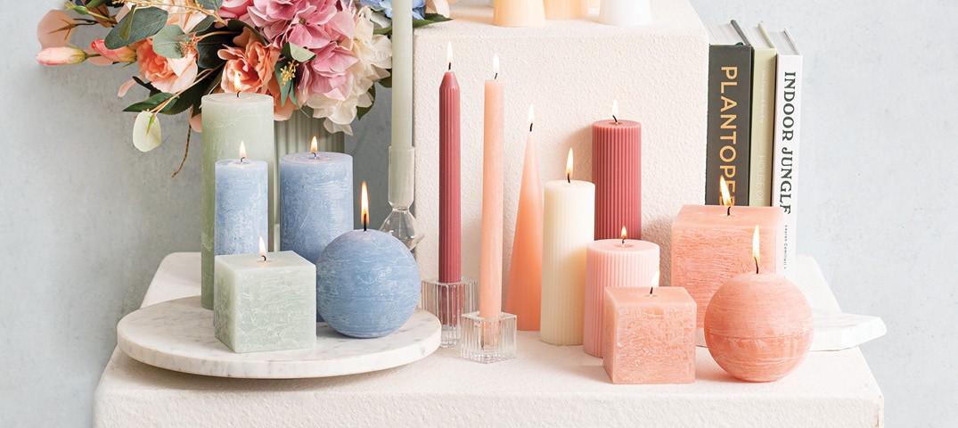 Coloured Event Candles For Every Occasion