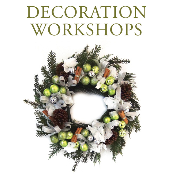 Decoration Workshops: Festive Table Decorations & DIY Wreaths and Wrapping