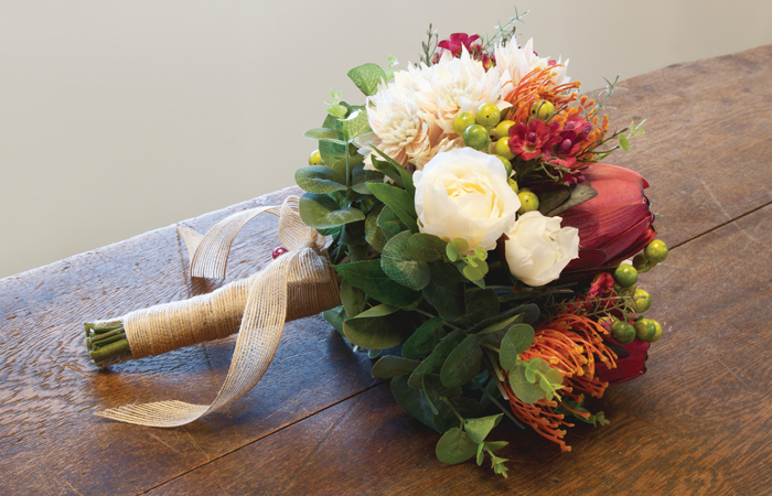 Wedding Bouquets with Native Flowers