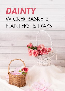 wicker handle baskets