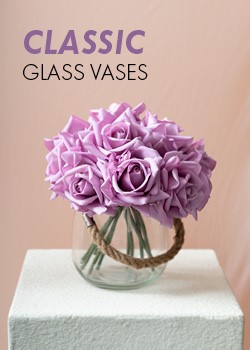MD glass vase