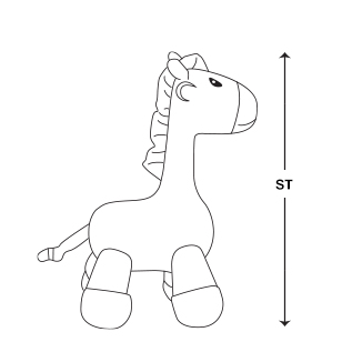 Soft Toy Sizing - Standing Height