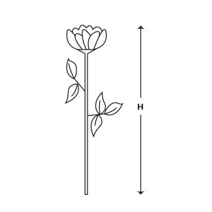 Artificial Flower Sizing